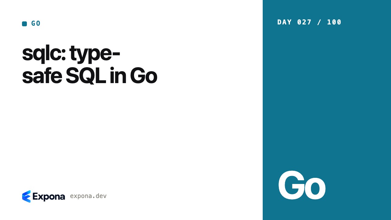 sqlc: type-safe SQL in Go — patterns, pitfalls and fixes