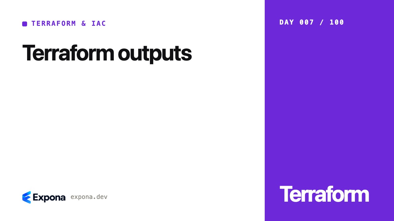 Terraform outputs: a Terraform & IaC guide for developers