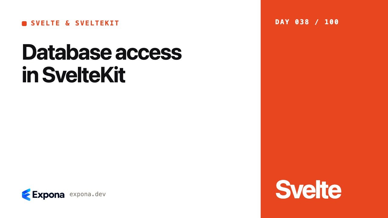Database access in SvelteKit: what developers should know