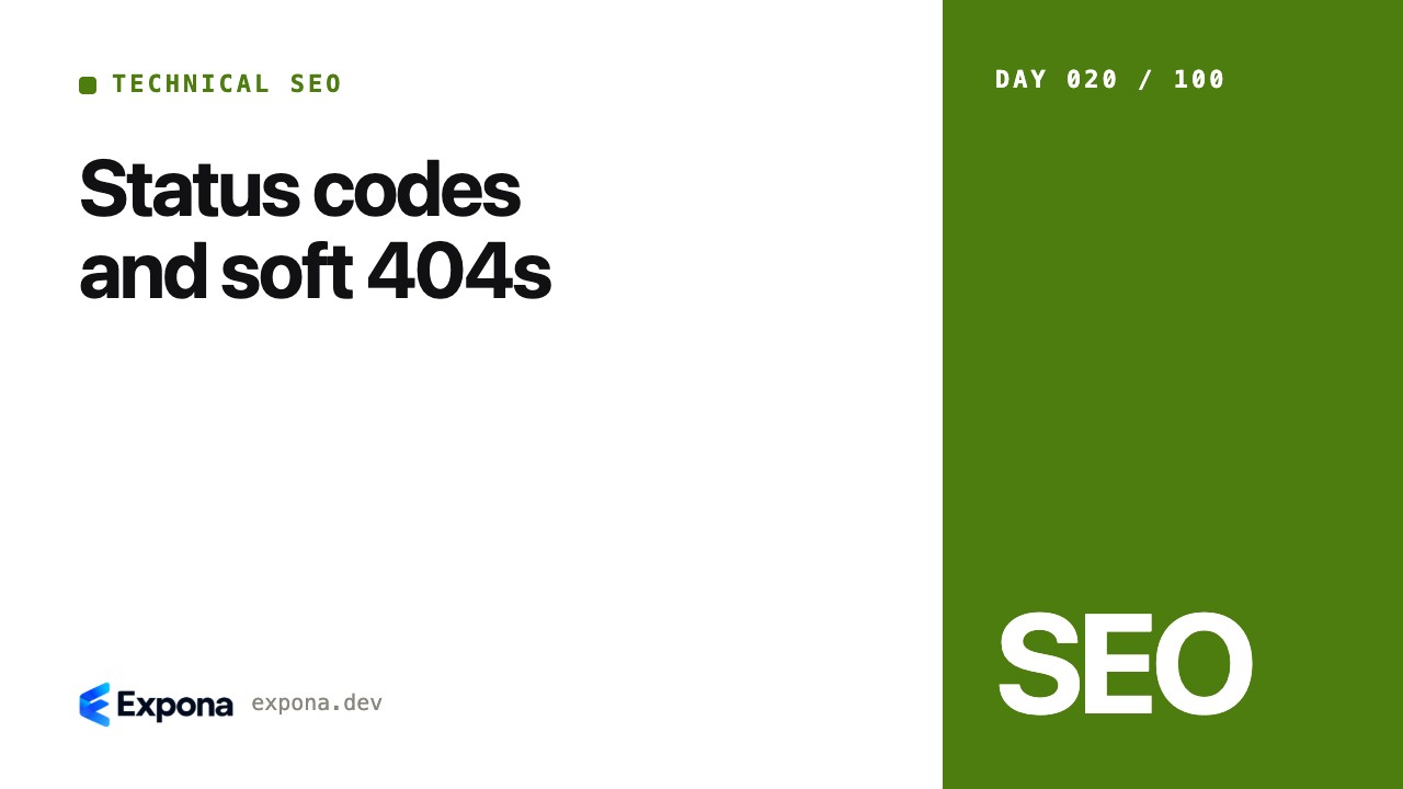 Status codes and soft 404s: patterns, pitfalls and fixes