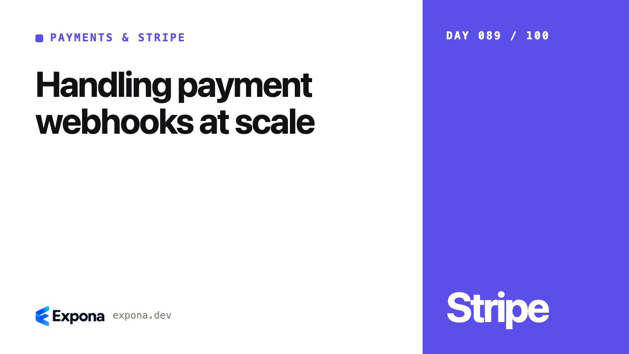 Handling payment webhooks at scale: a step-by-step guide