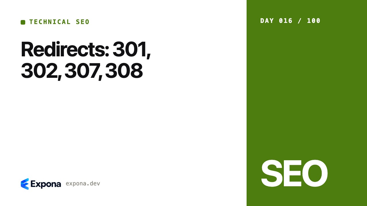 Redirects: 301, 302, 307, 308 — best practices explained