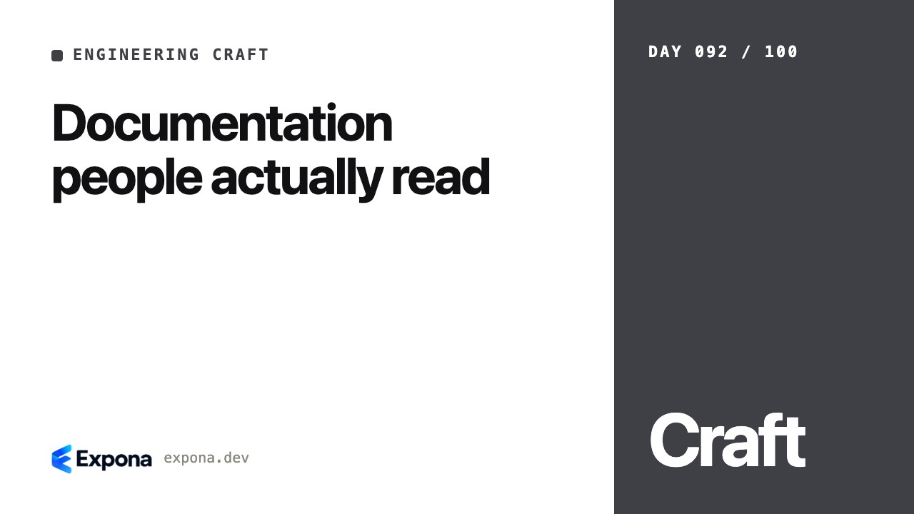Documentation people actually read: a step-by-step guide