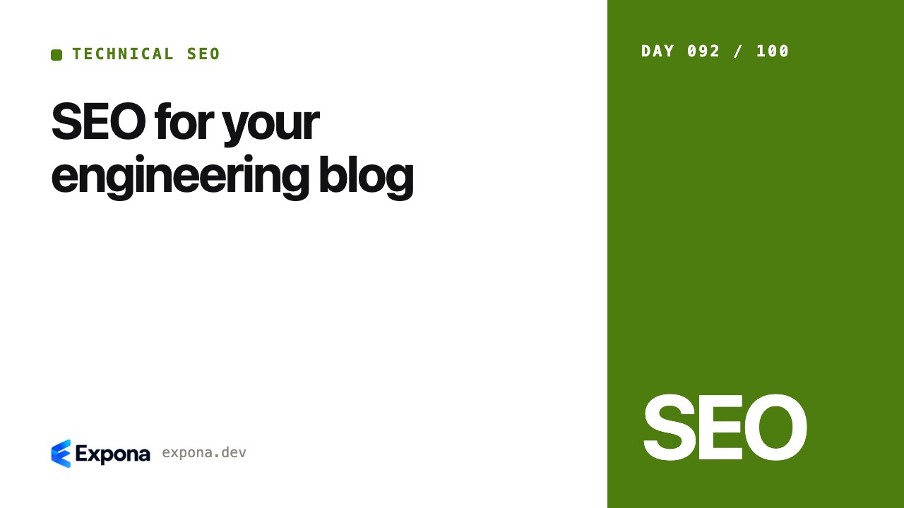 SEO for your engineering blog: best practices explained