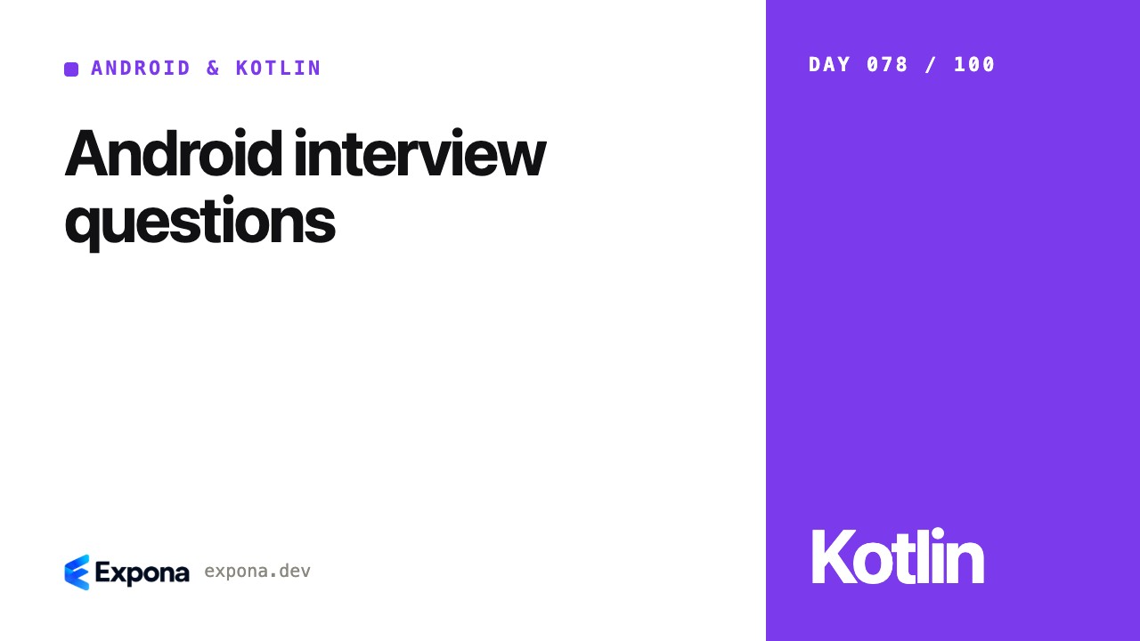 Android interview questions: what developers should know