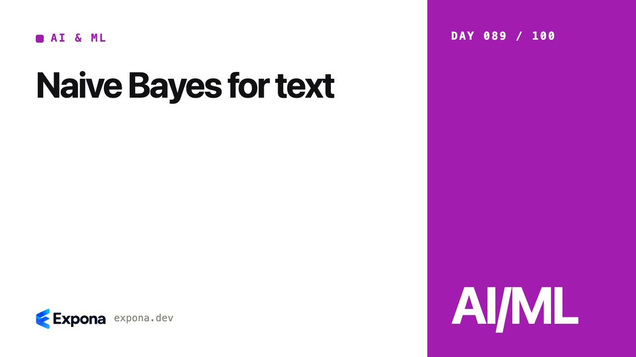 Naive Bayes for text in Practical AI & Machine Learning