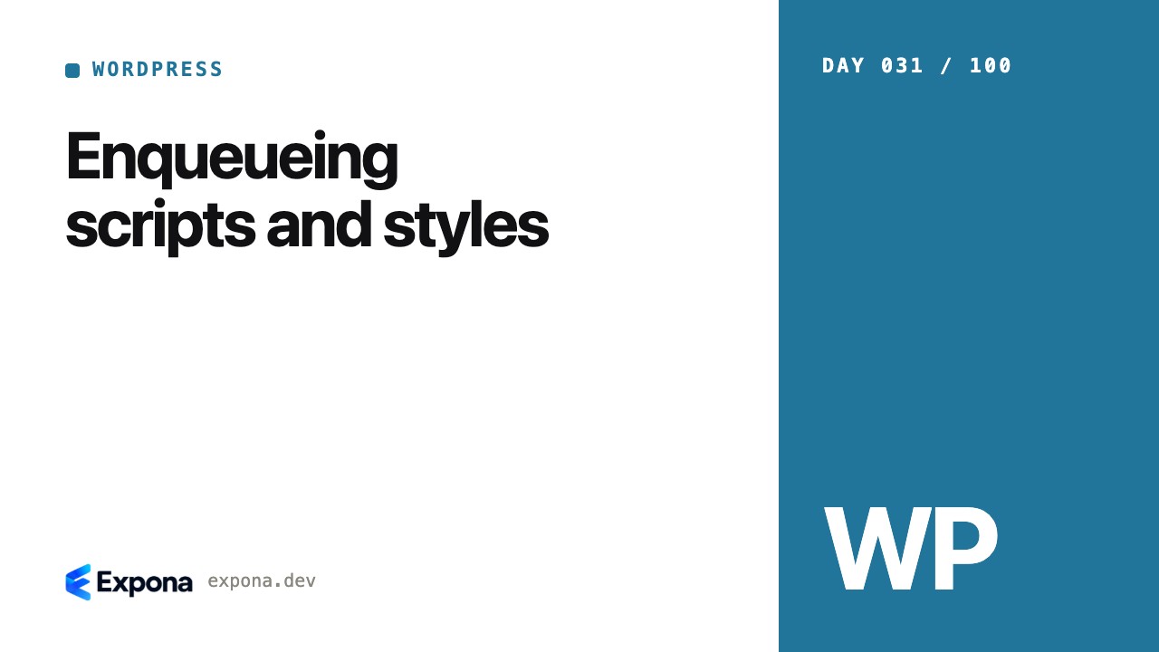Enqueueing scripts and styles: best practices explained