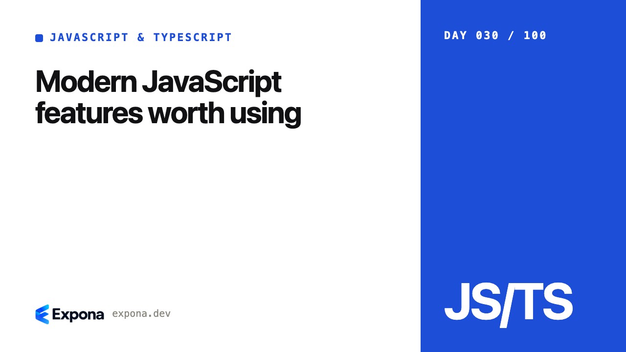 Modern JavaScript features worth using, explained simply