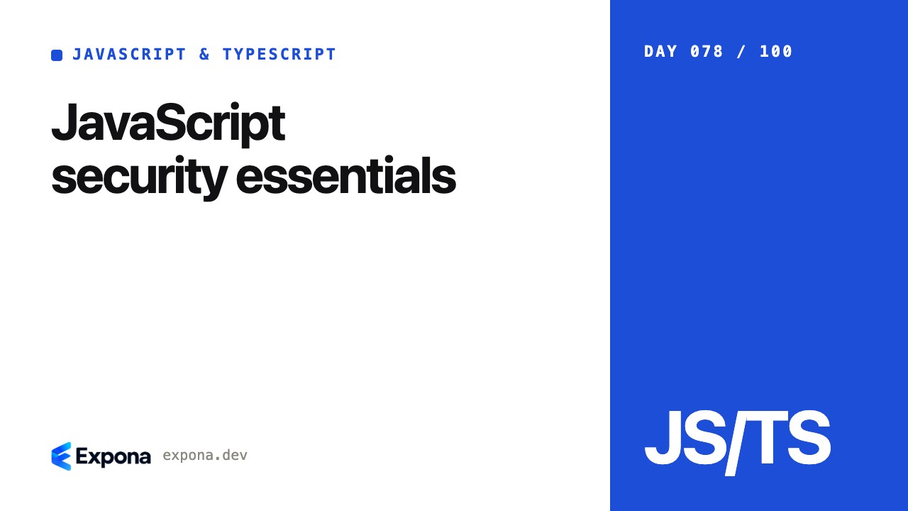JavaScript security essentials: best practices explained