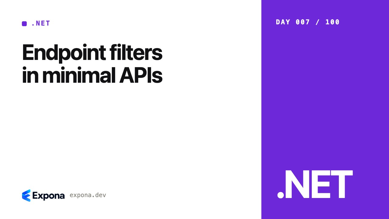 Endpoint filters in minimal APIs: a practical .NET guide