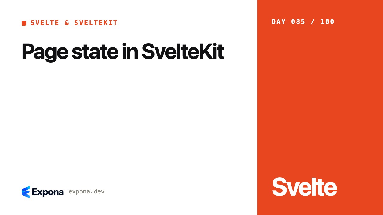 Page state in SvelteKit: real-world lessons and examples