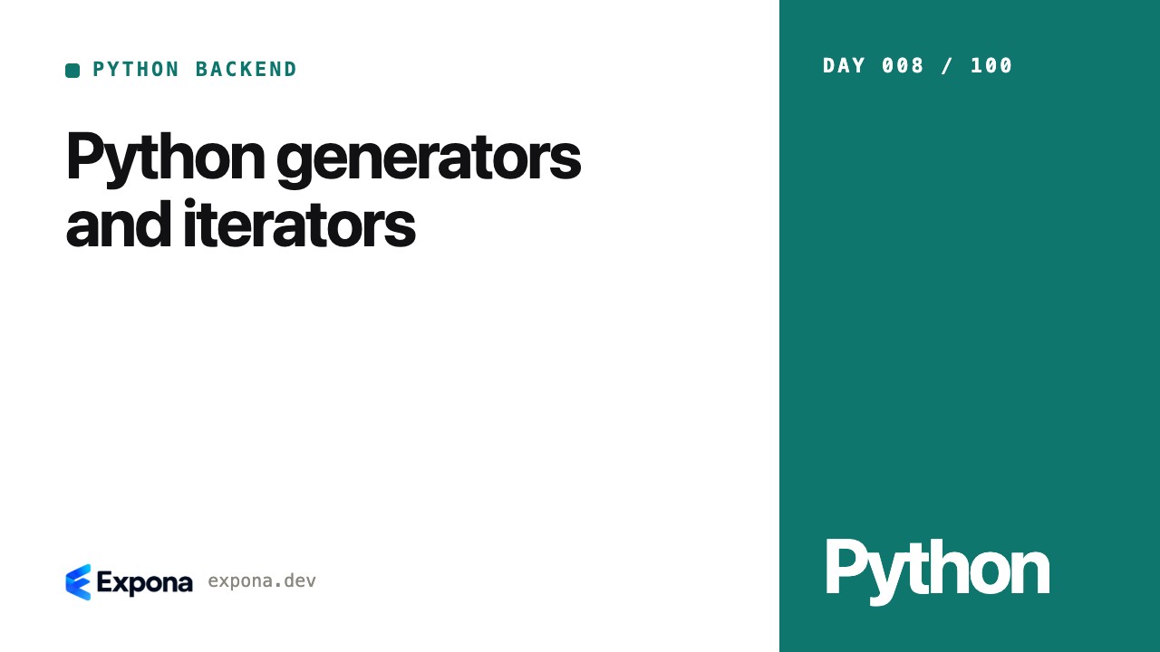 Python generators and iterators: lessons from production