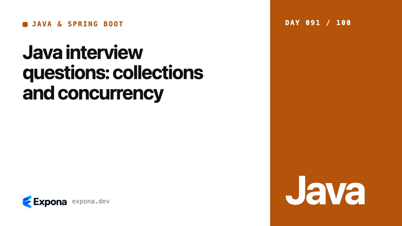 Java interview questions: collections and concurrency
