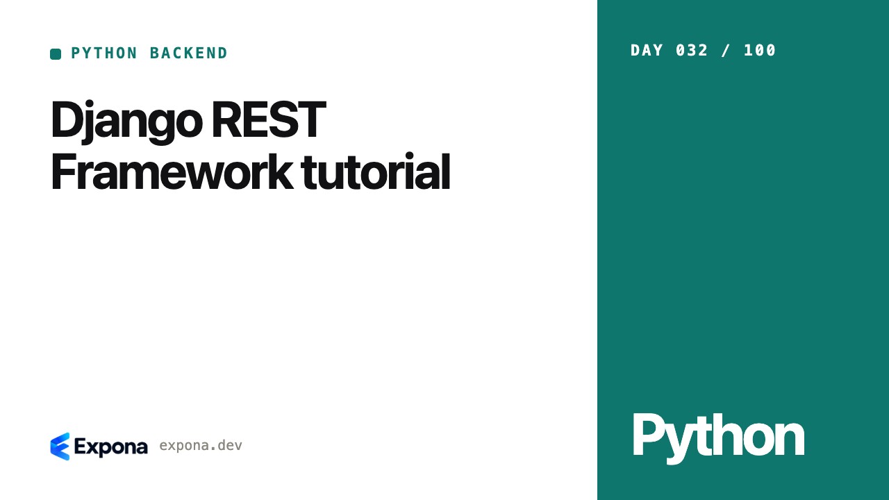 Django REST Framework tutorial: best practices explained