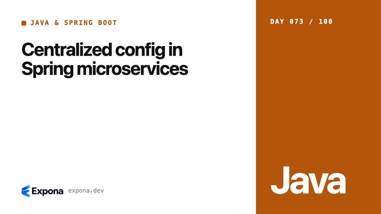 Centralized config in Spring microservices: a deep dive