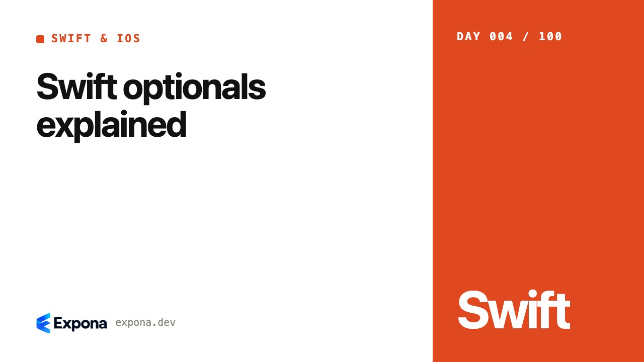Swift optionals explained: a practical Swift & iOS guide