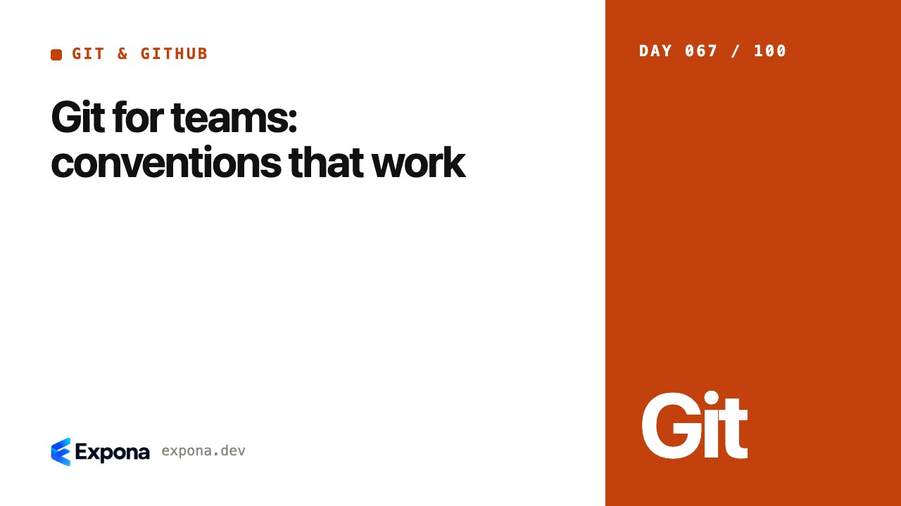 Git for teams: conventions that work — a practical guide