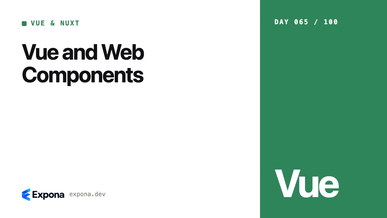 Vue and Web Components: a practical guide for developers