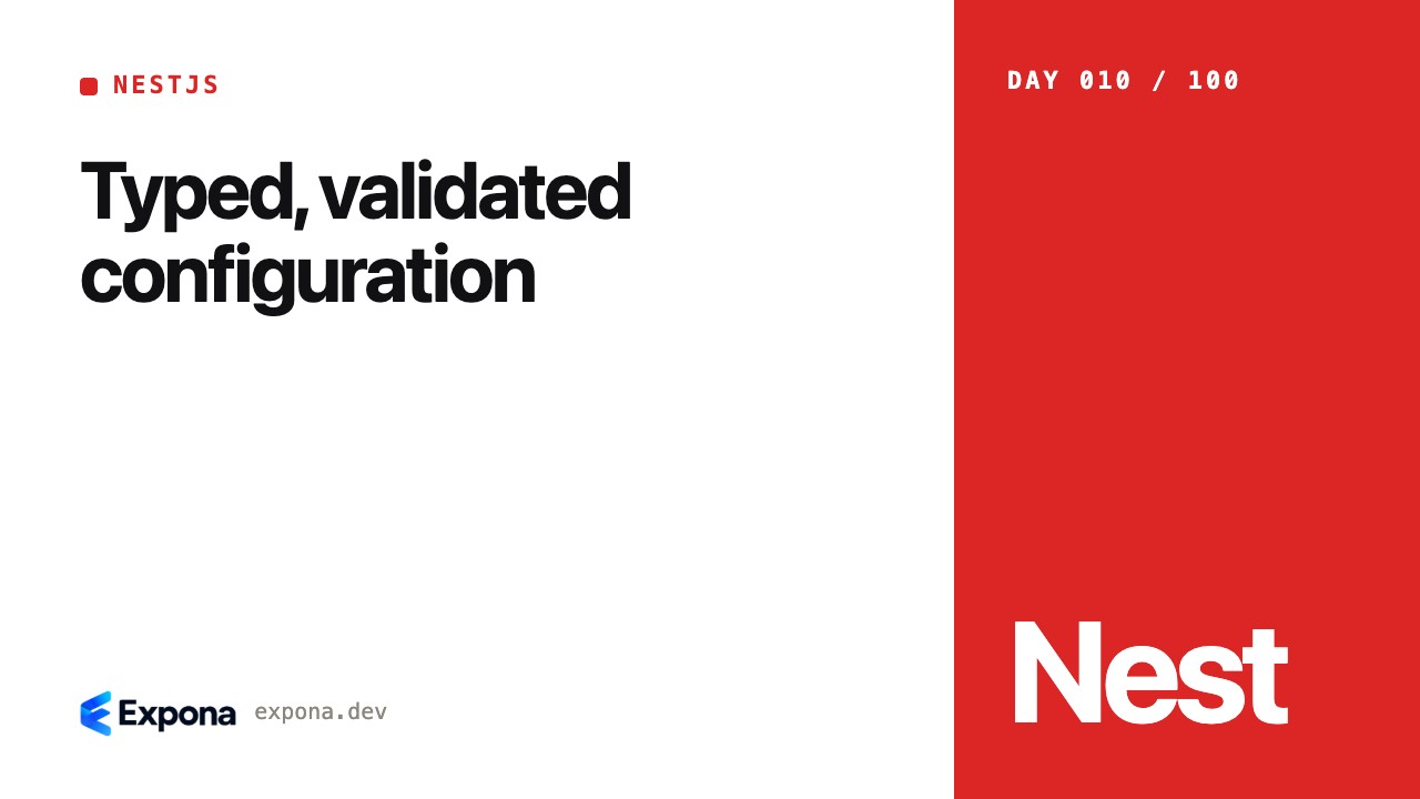 Typed, validated configuration: a practical NestJS guide