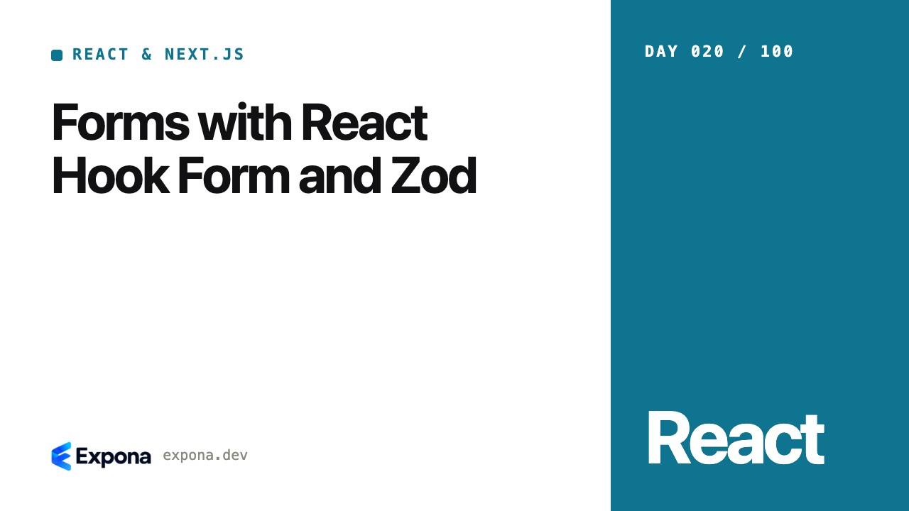 Forms with React Hook Form and Zod: a step-by-step guide