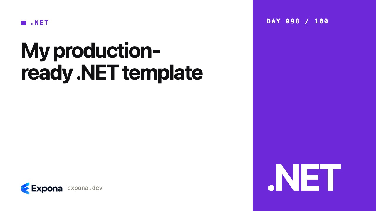 My production-ready .NET template: a step-by-step guide