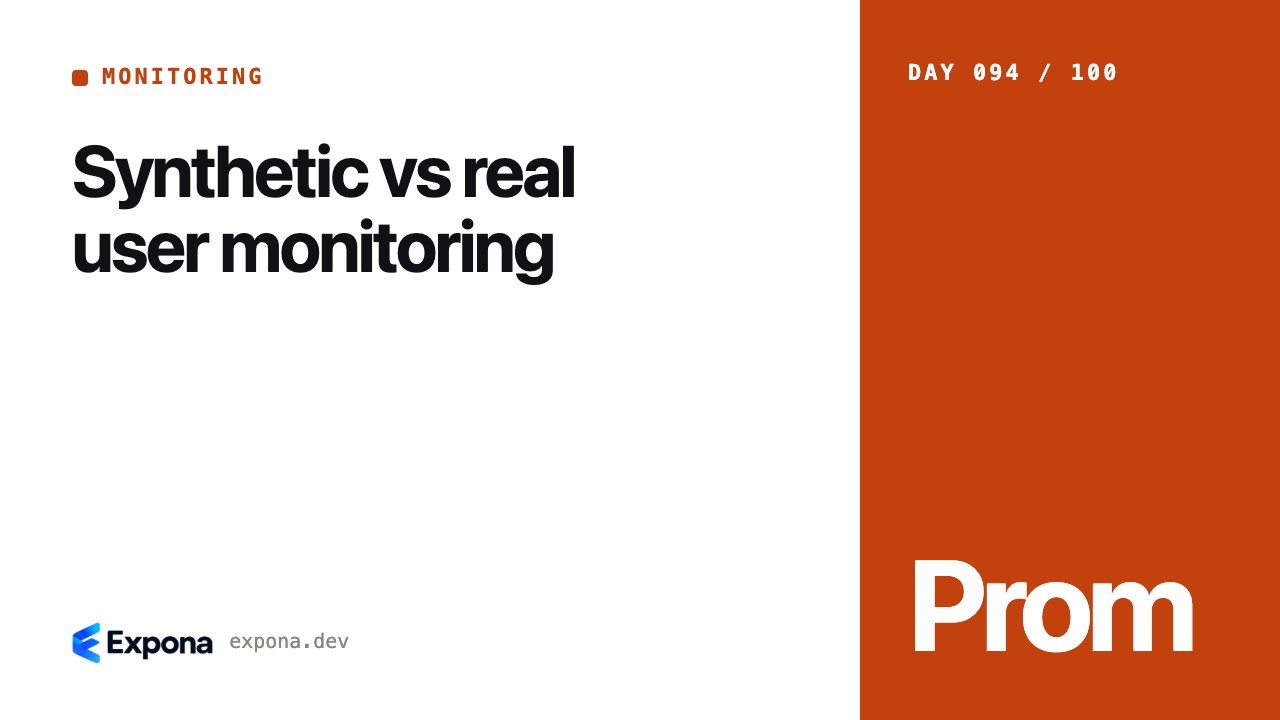 Synthetic vs real user monitoring: a step-by-step guide
