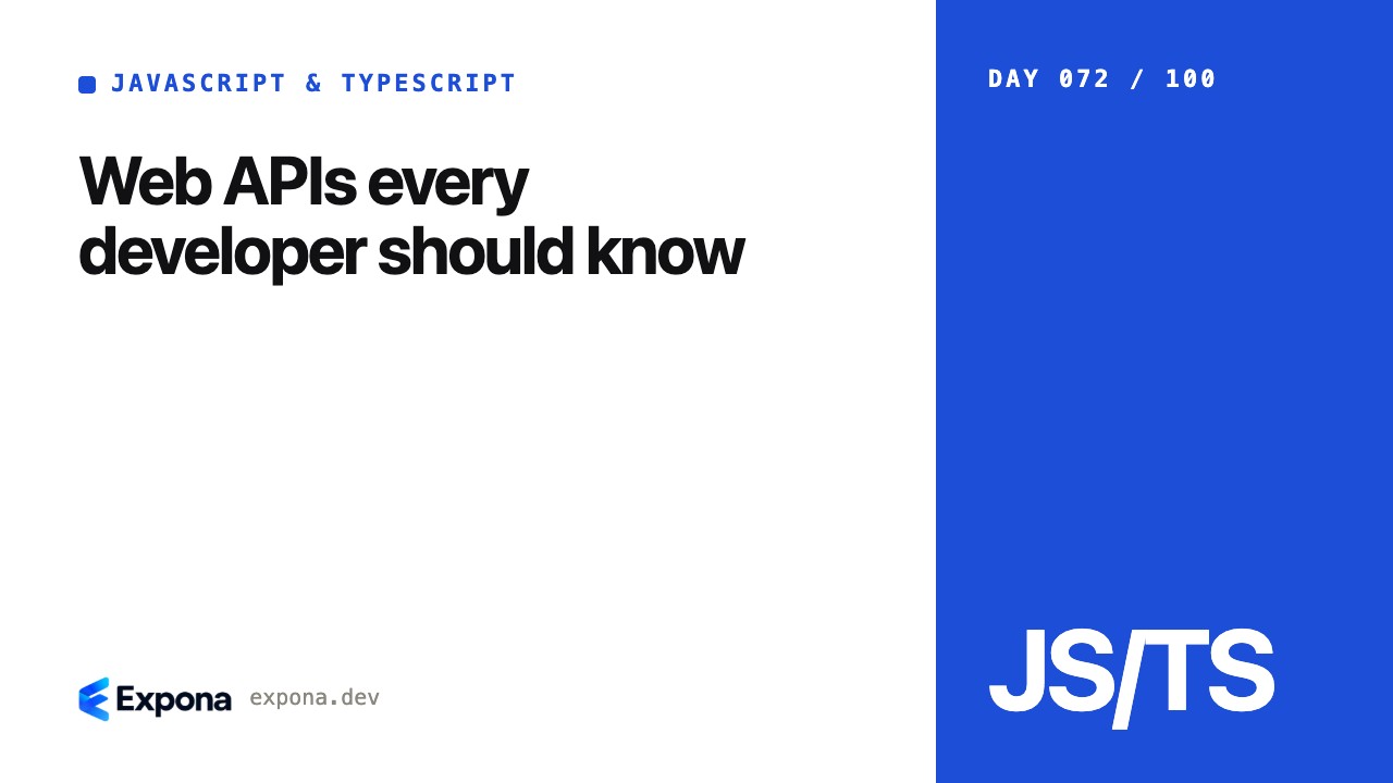 Web APIs every developer should know: a practical guide