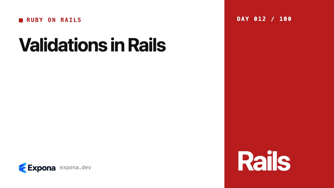 Validations in Rails: a Ruby on Rails guide for developers