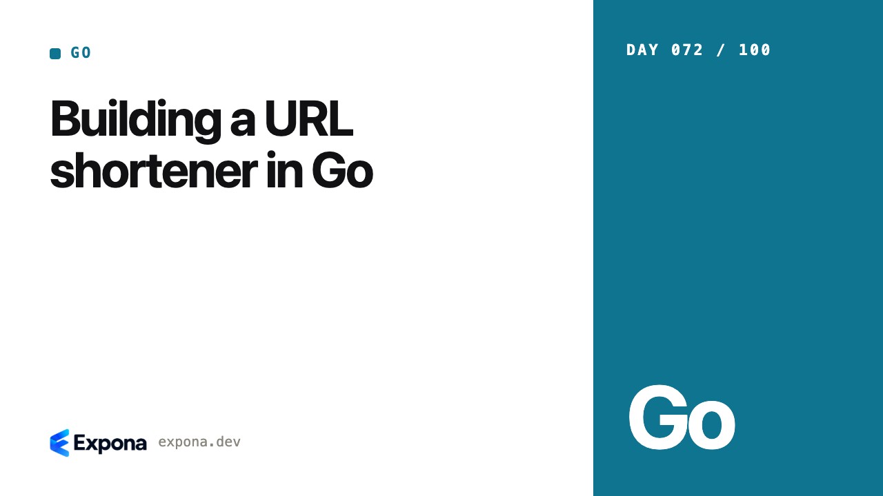 Building a URL shortener in Go: best practices explained