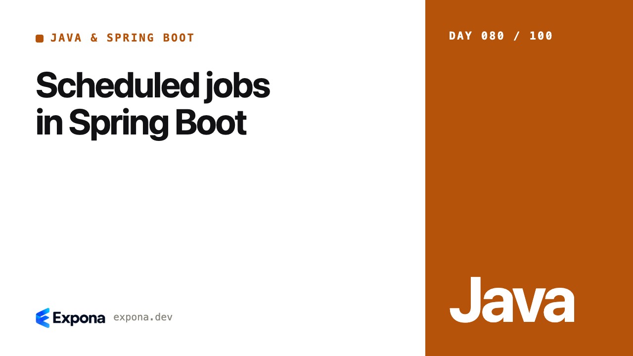 Scheduled jobs in Spring Boot: best practices explained