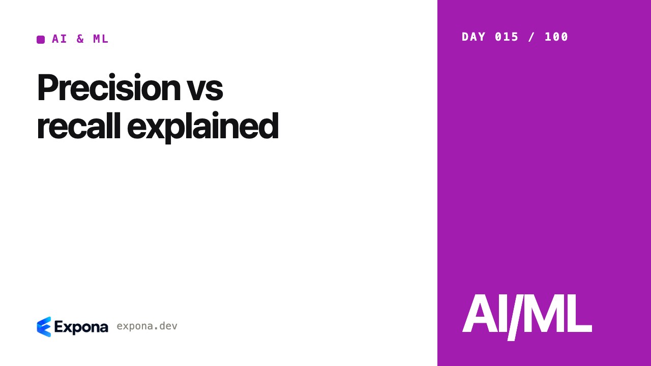 Precision vs recall explained: a practical AI & ML guide