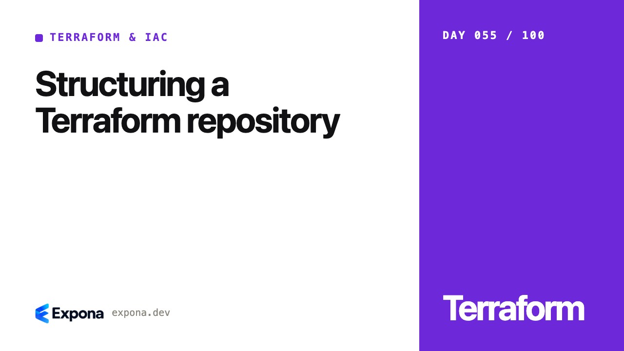 Structuring a Terraform repository: a step-by-step guide