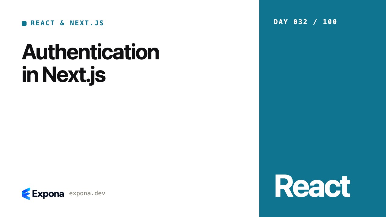 Authentication in Next.js for React & Next.js developers