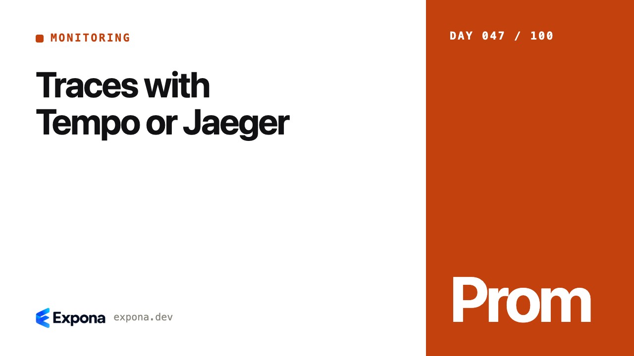 Traces with Tempo or Jaeger: what developers should know