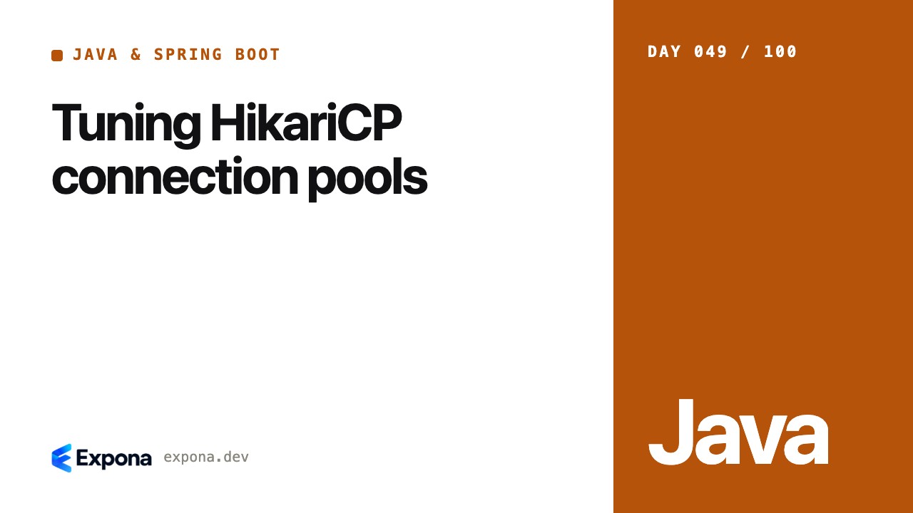 Tuning HikariCP connection pools: lessons from production
