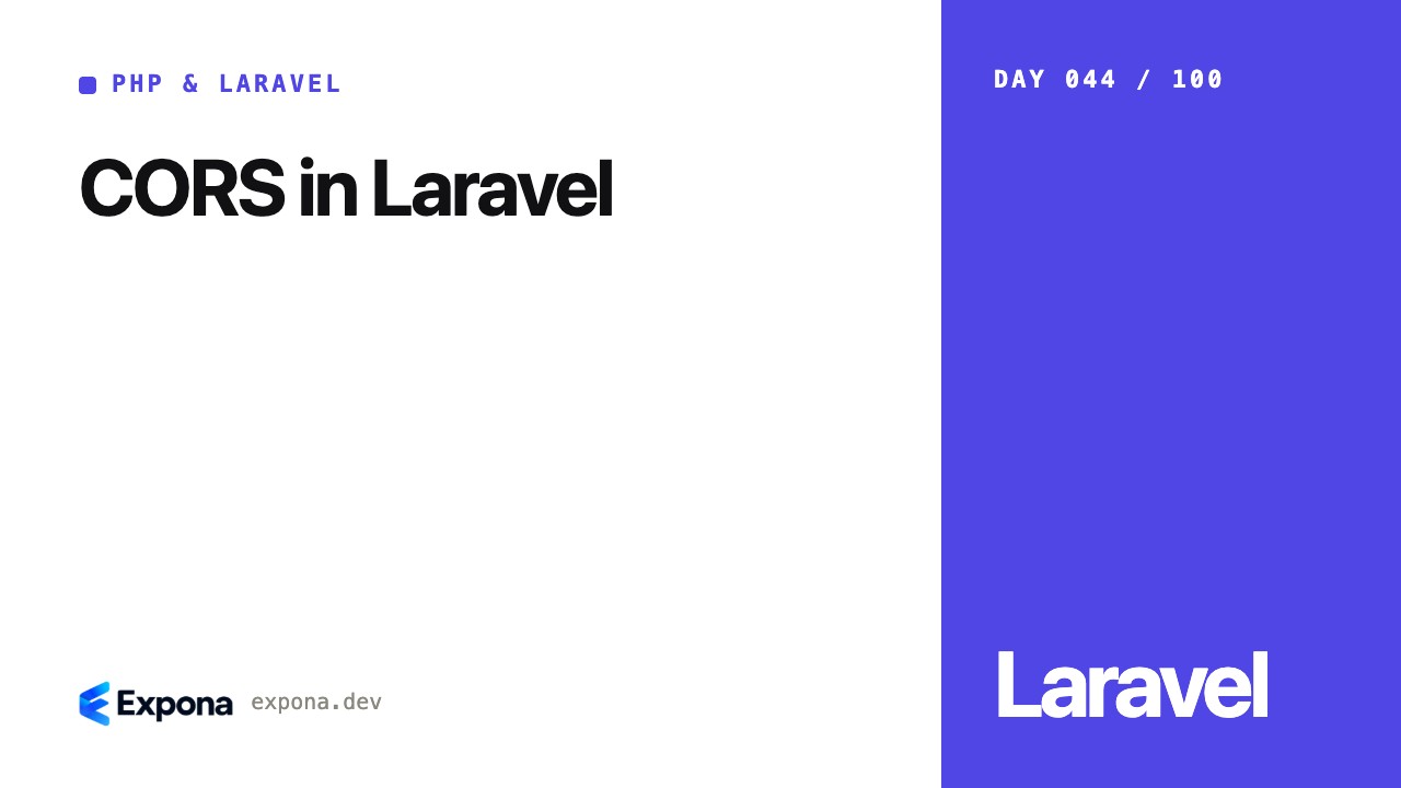 CORS in Laravel: PHP & Laravel best practices explained
