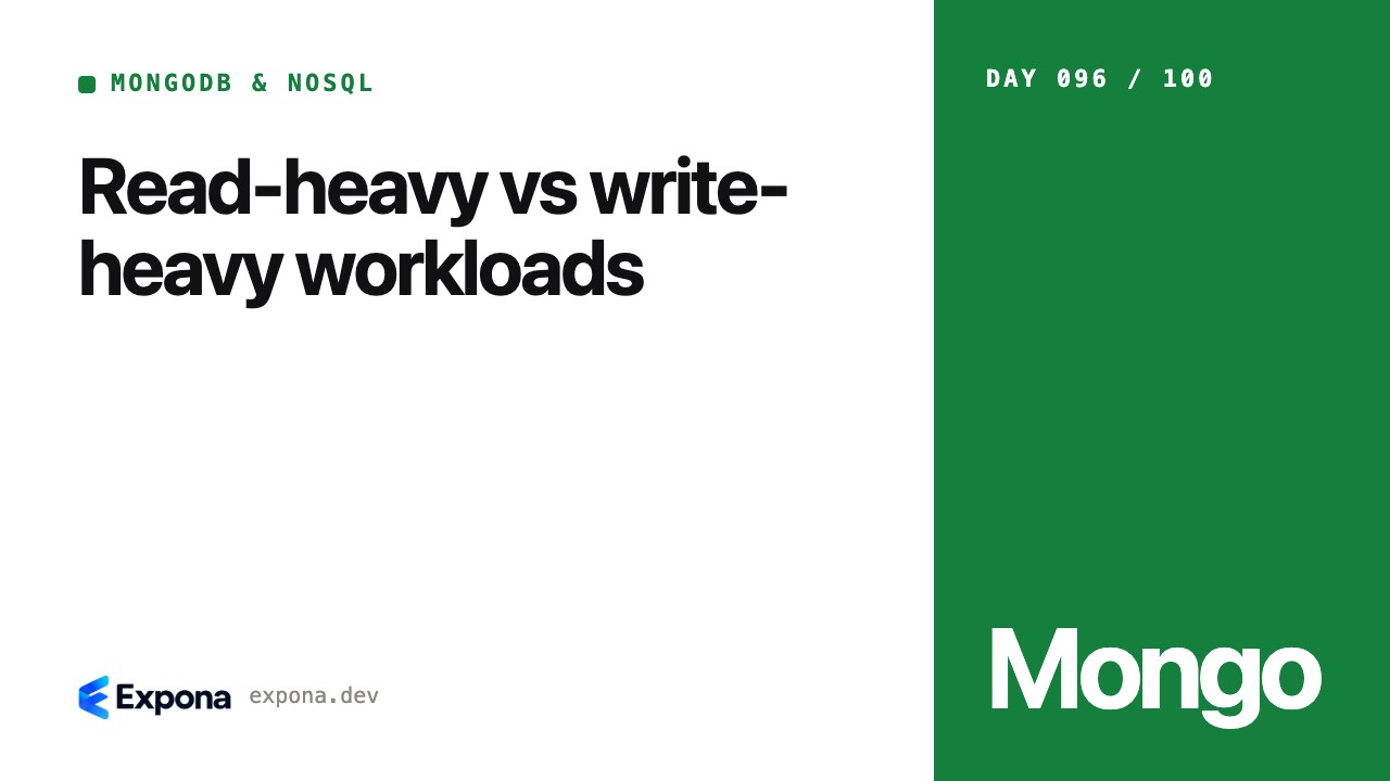Read-heavy vs write-heavy workloads: a step-by-step guide