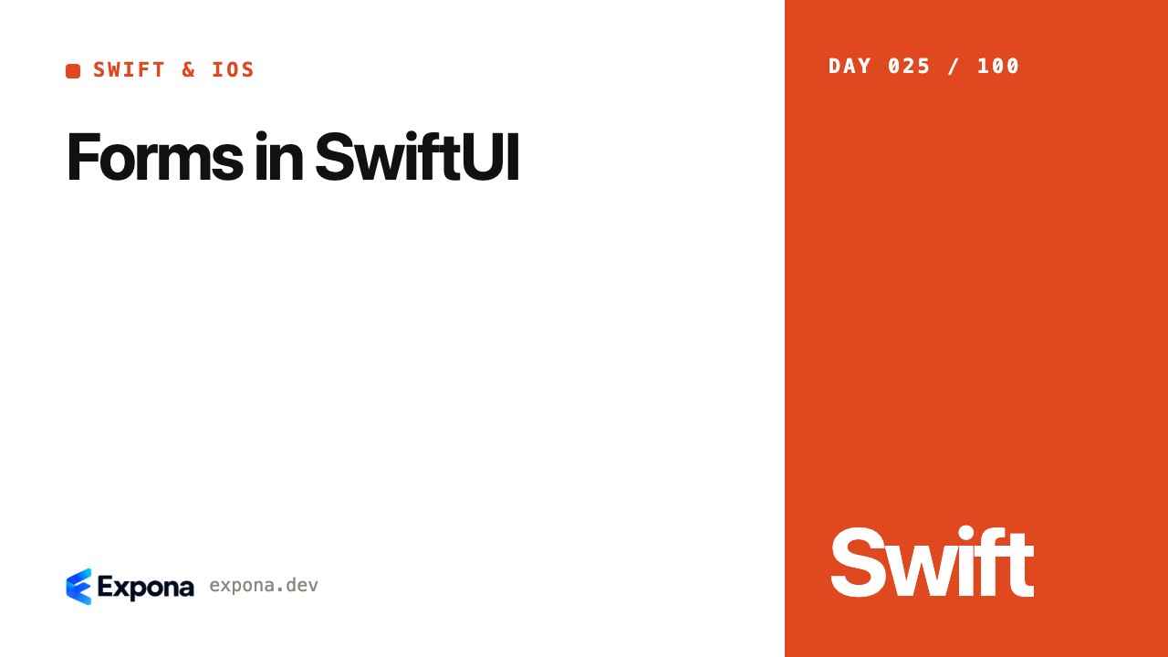 Forms in SwiftUI: Swift & iOS best practices explained