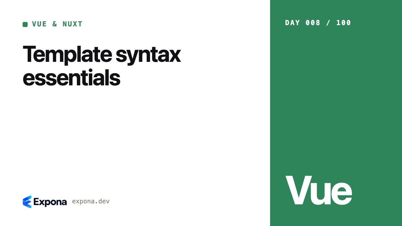 Template syntax essentials: a practical Vue & Nuxt guide