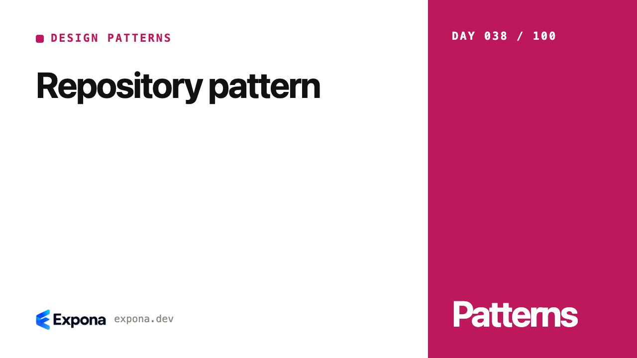 Repository pattern: a Design Patterns guide for developers