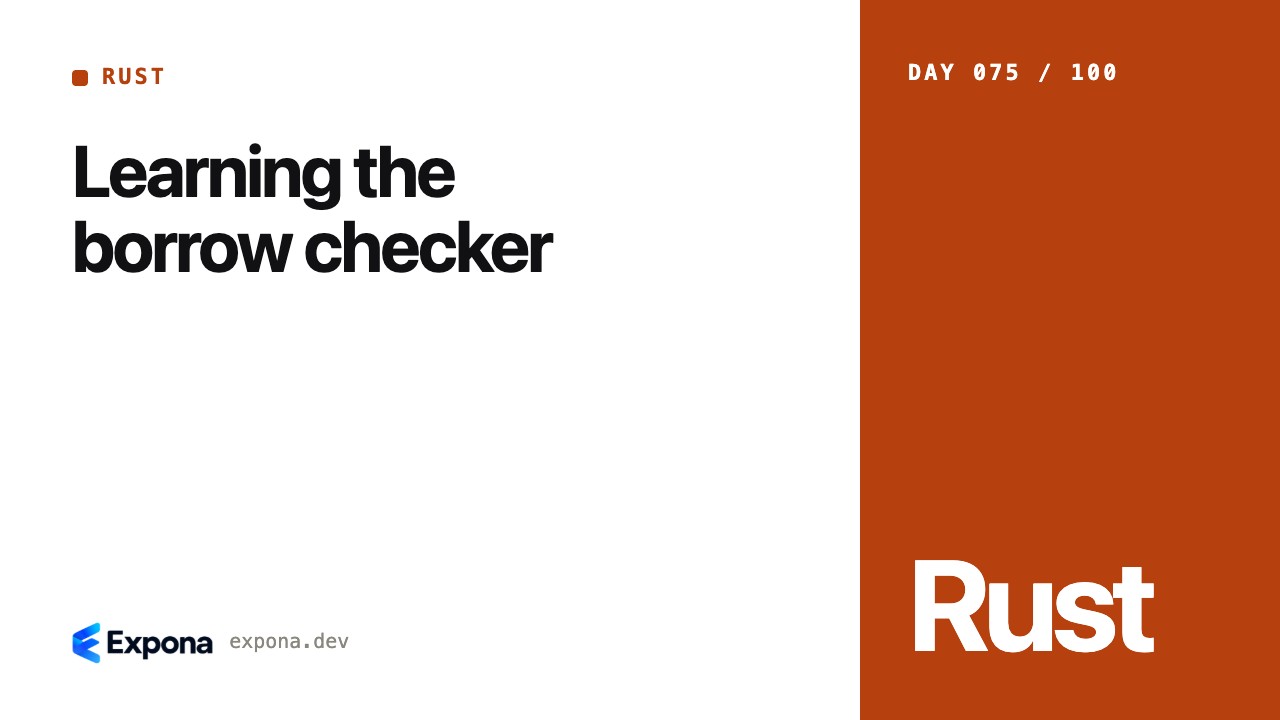Learning the borrow checker: a Rust guide for developers