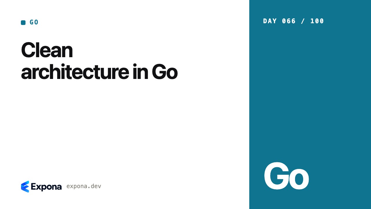 Clean architecture in Go: a hands-on guide for engineers