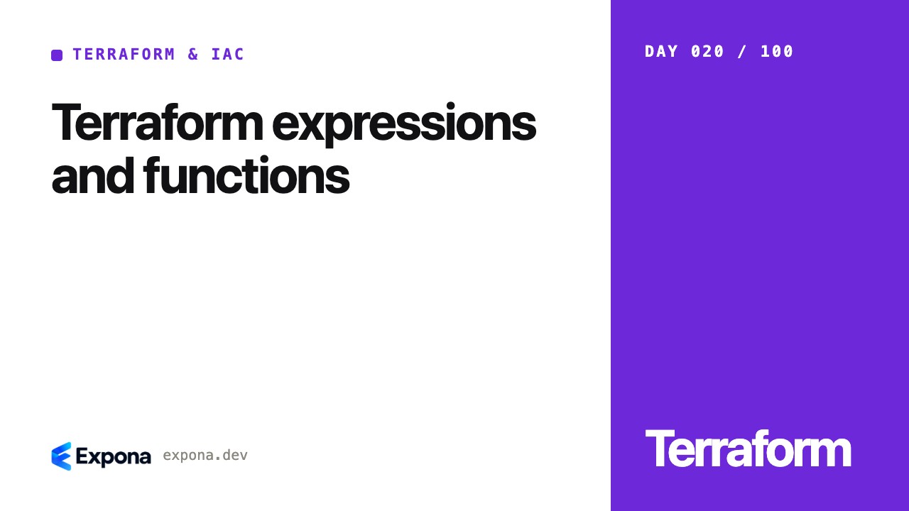 Terraform expressions and functions: a step-by-step guide
