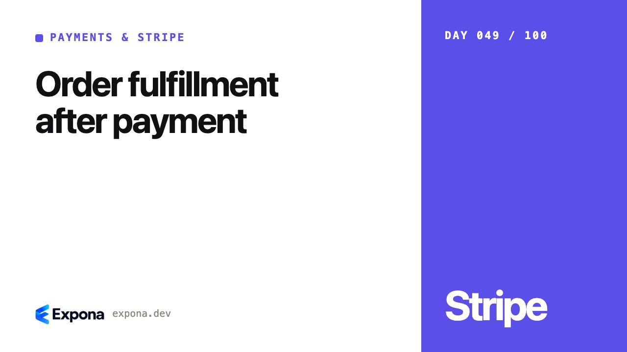 Order fulfillment after payment: lessons from production