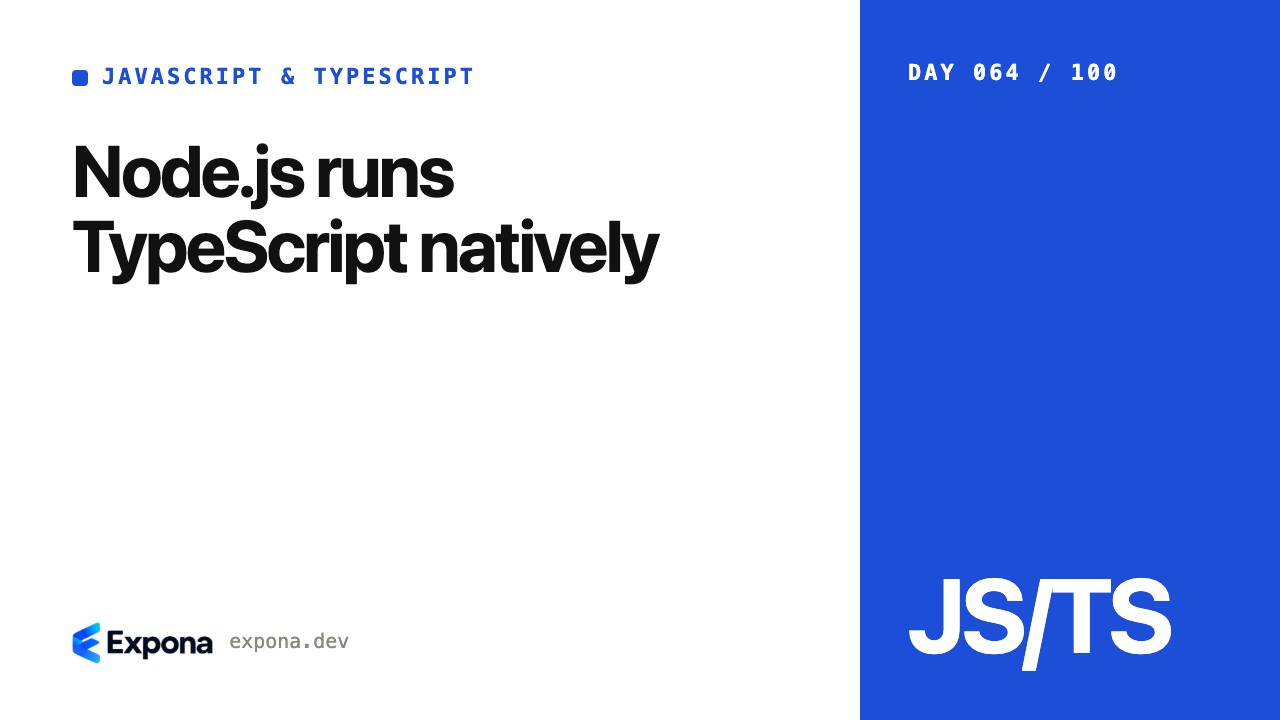 Node.js runs TypeScript natively: lessons from production