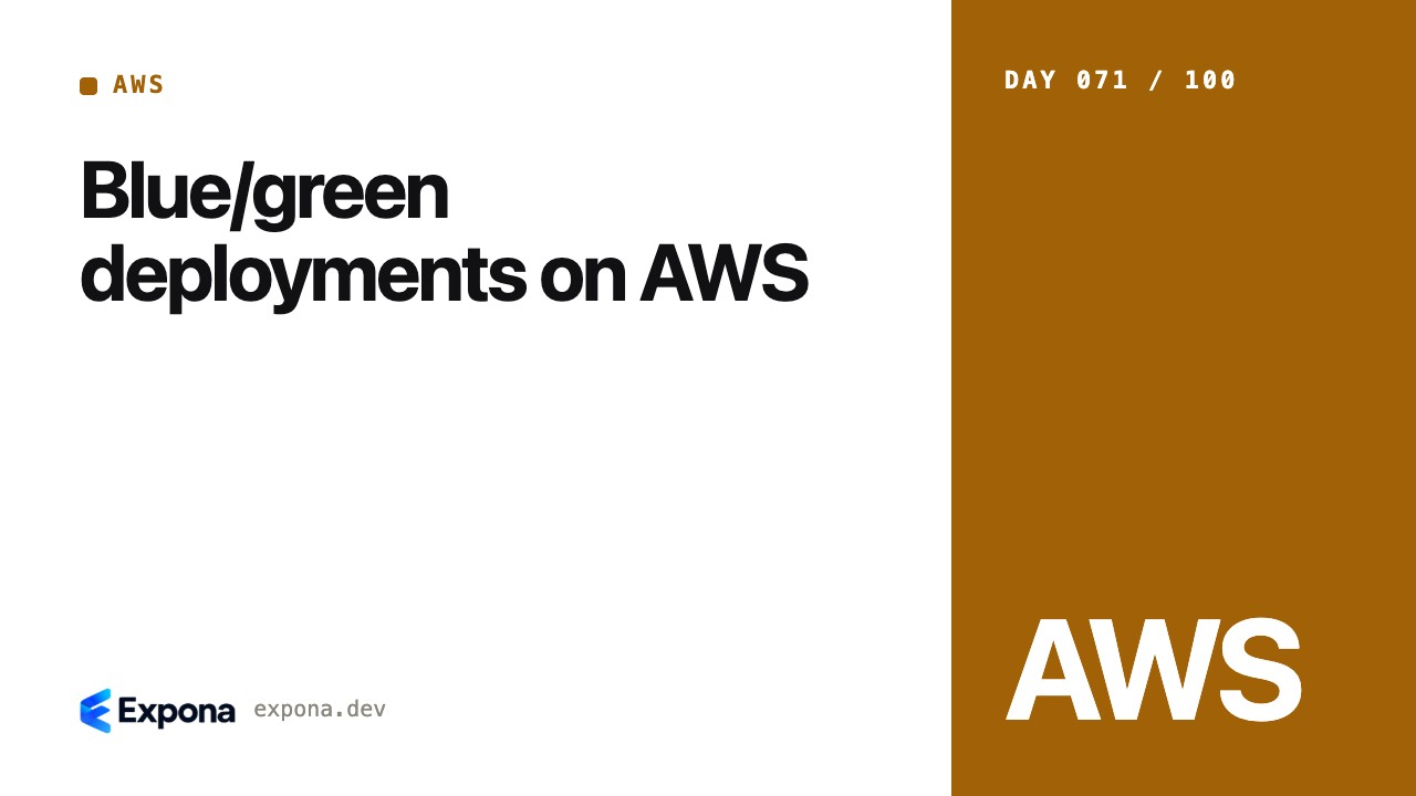 Blue/green deployments on AWS: best practices explained