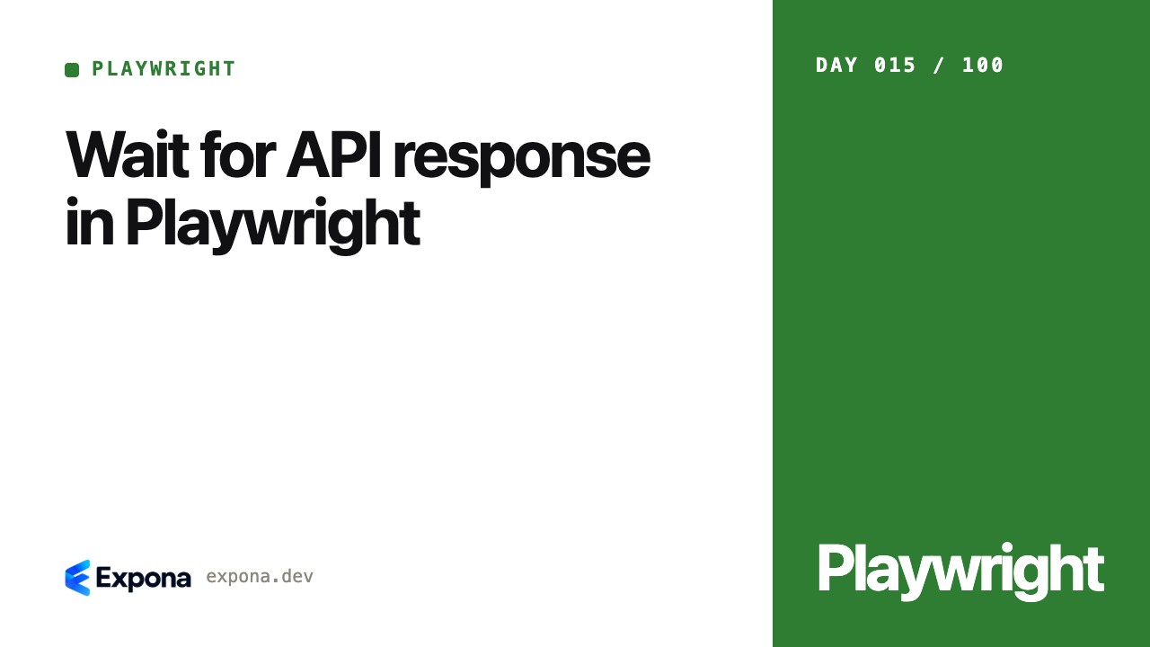 Wait for API response in Playwright: a step-by-step guide