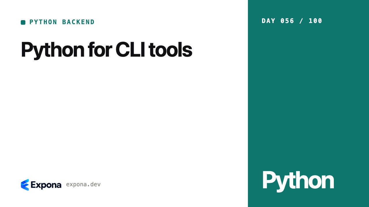 Python for CLI tools: a practical Python Backend guide