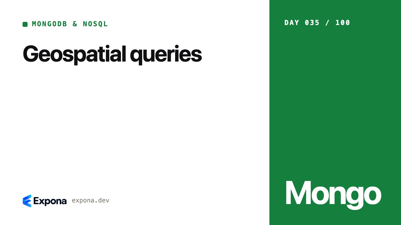 Geospatial queries: a MongoDB & NoSQL guide for developers