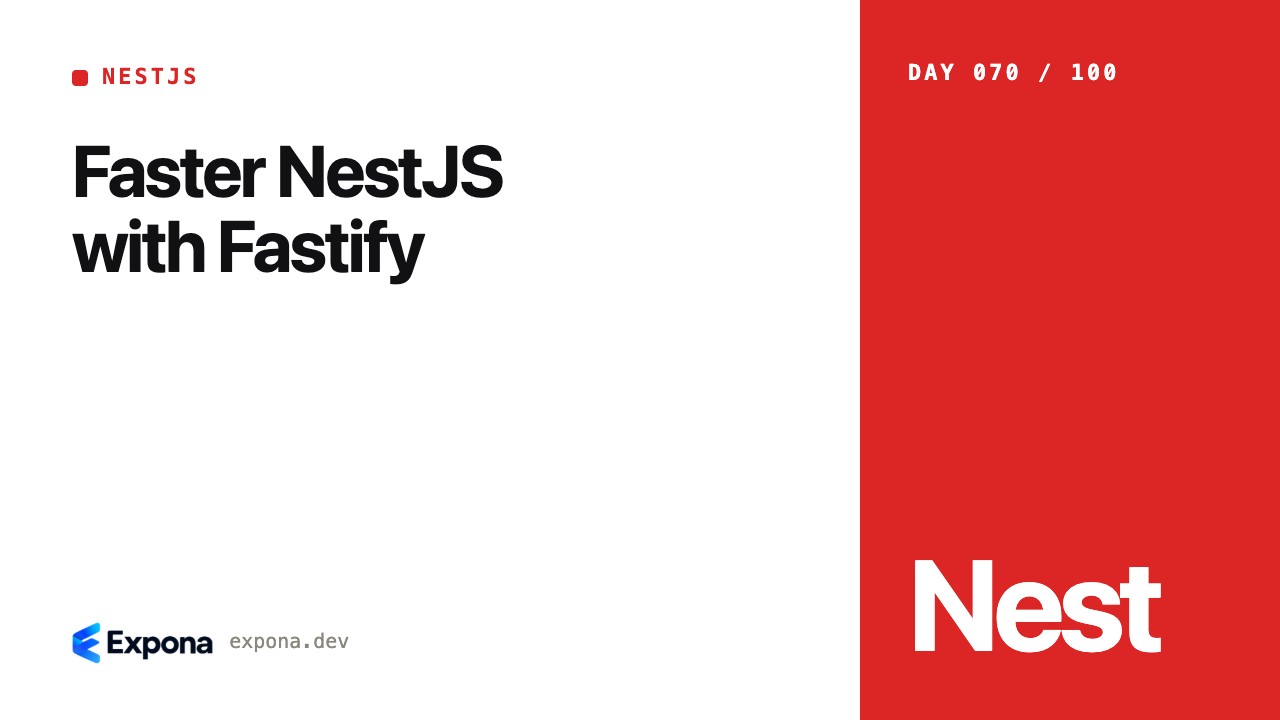 Faster NestJS with Fastify: patterns, pitfalls and fixes